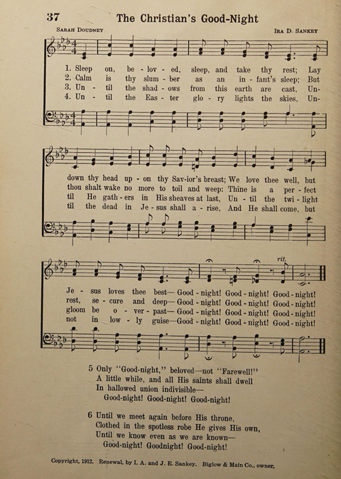 Funeral Hymns and Songs page 36