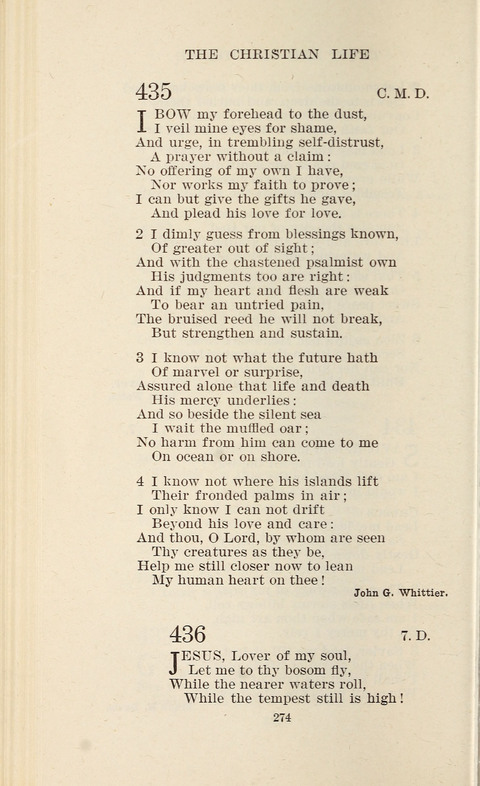 Free Methodist Hymnal page 276