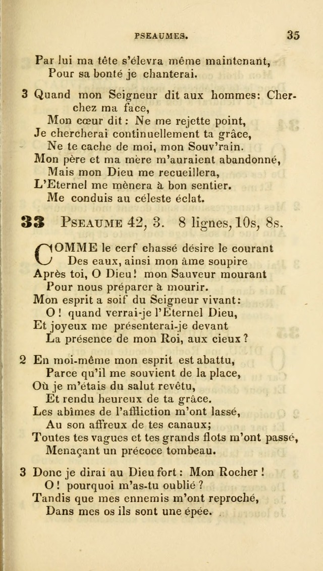 French Psalms, Hymns and Spiritual Songs: with a pure prose pronunciation, in accordance with the usage of the cognate languages... page 38