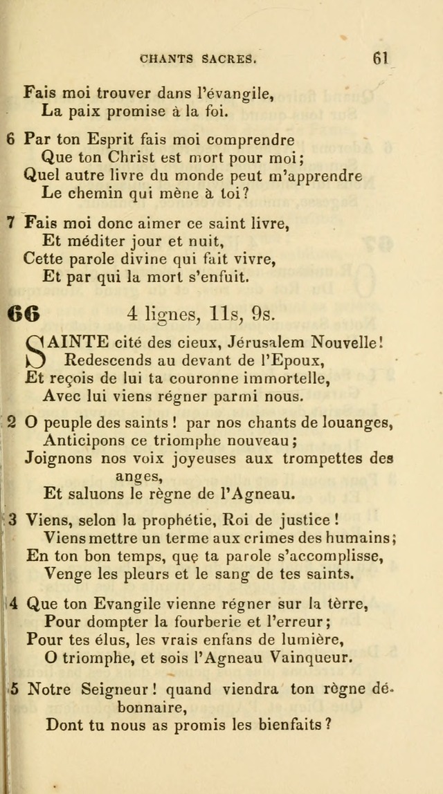 French Psalms, Hymns and Spiritual Songs: with a pure prose pronunciation, in accordance with the usage of the cognate languages... page 64