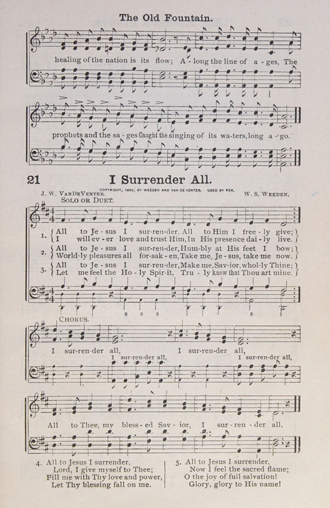 Favorite Solos: a compilation of solos, duets, trios and quartets page 21