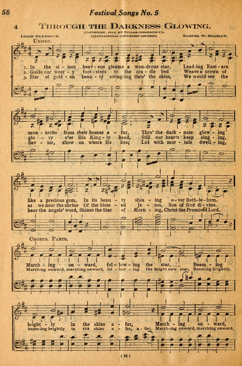 The Festival Song Budget, Christmas page 52