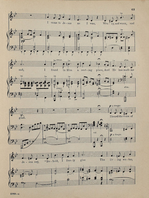 Favorite Sacred Songs for Church and Home page 61