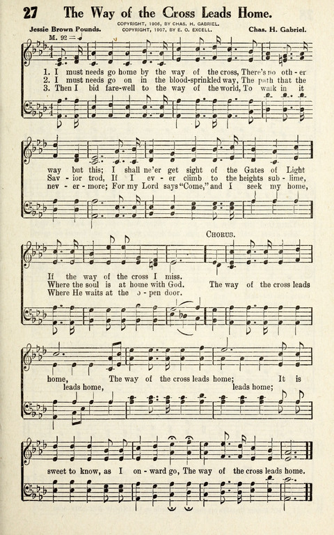 Favorite Selections from Victorious Service Songs: Designed for Conventions and Other Special Occasions page 27