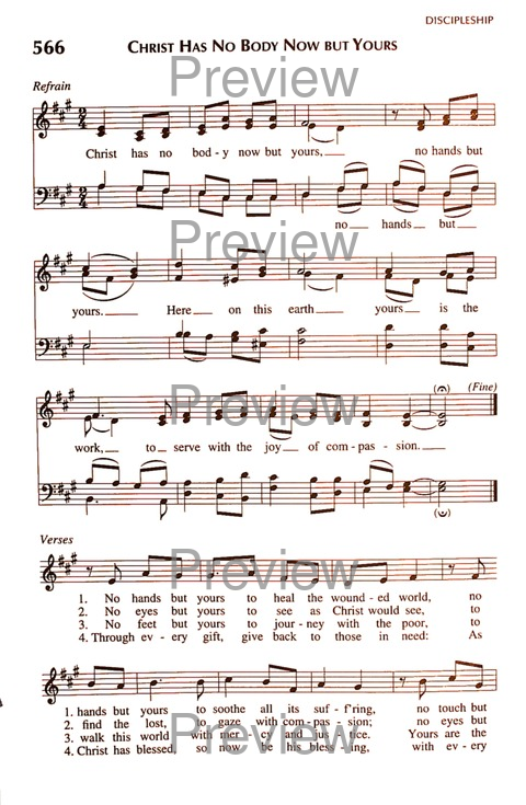 Glory and Praise (3rd. ed.) page 1012