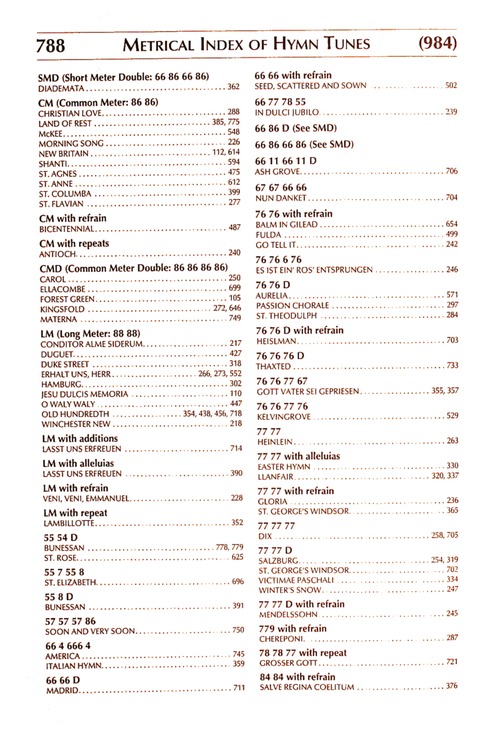 Glory and Praise (3rd. ed.) page 1414