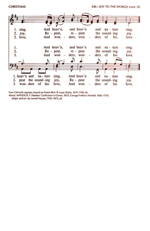 Glory and Praise (3rd. ed.) page 399