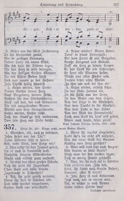 Gesangbuch der Bischöflichen Methodistenkirche: für die Gemeinden deutscher Zunge in Europa page 267