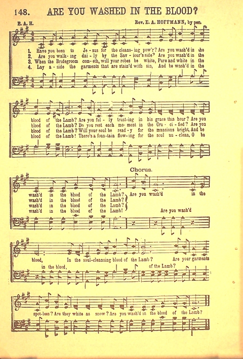 The Gospel Call: a book of revival songs page 152