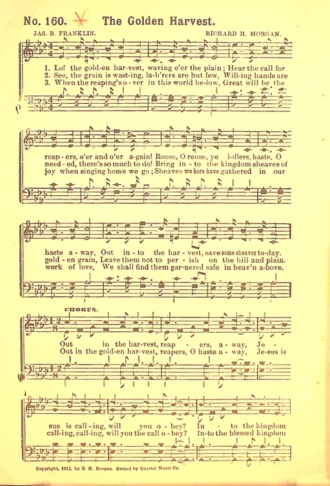 The Gospel Call: a book of revival songs page 164