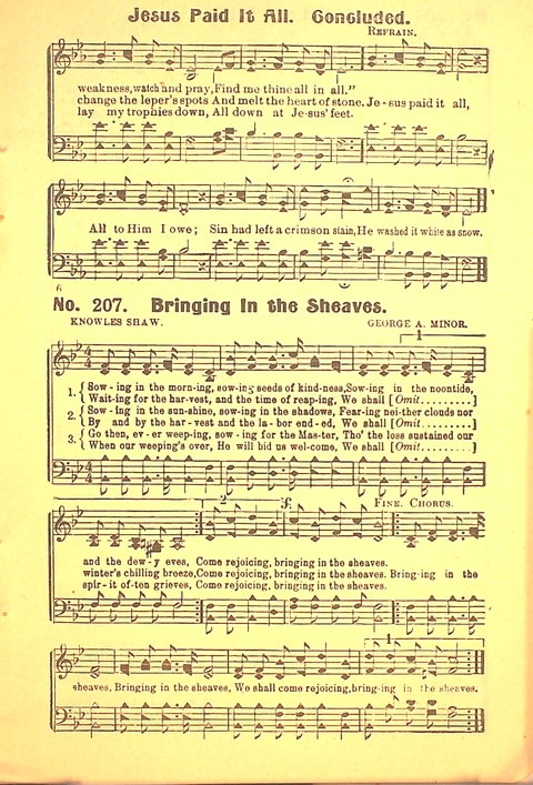 The Gospel Call: a book of revival songs page 195
