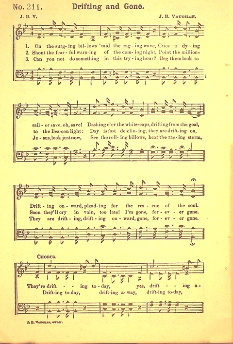 The Gospel Call: a book of revival songs page 198