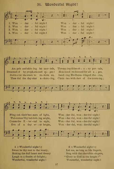 Gems of Christmas Song: a collection of old Christmas carols and hymns for use year after year in the home and at Christmas festivals page 35