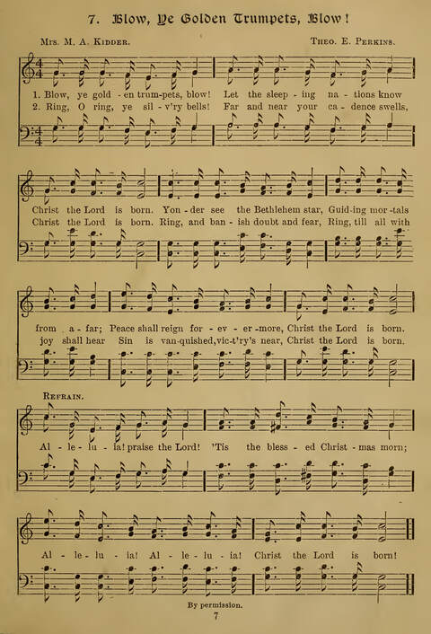 Gems of Christmas Song: a collection of old Christmas carols and hymns for use year after year in the home and at Christmas festivals page 5