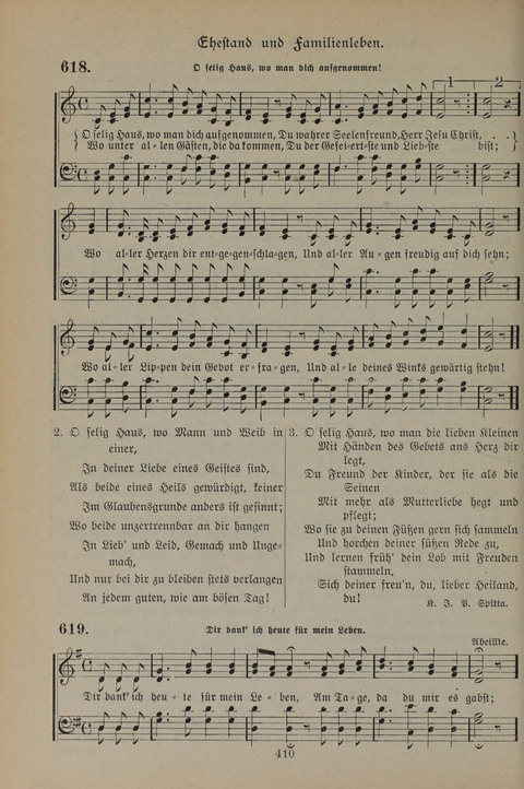 Gesangbuch der Evangelischen Gemeinschaft: für öffentlichen und häuslichen Gottesdient page 410