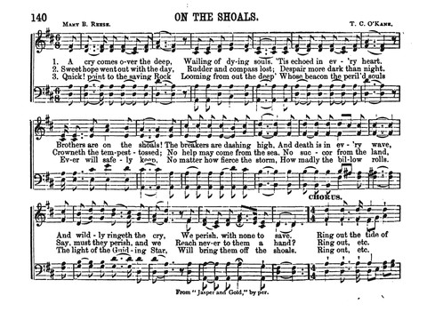 Gospel Echoes: A Choice Collection of Songs for Use in the Sunday-School, Prayer and Praise Meetings, and the Home Circle page 138