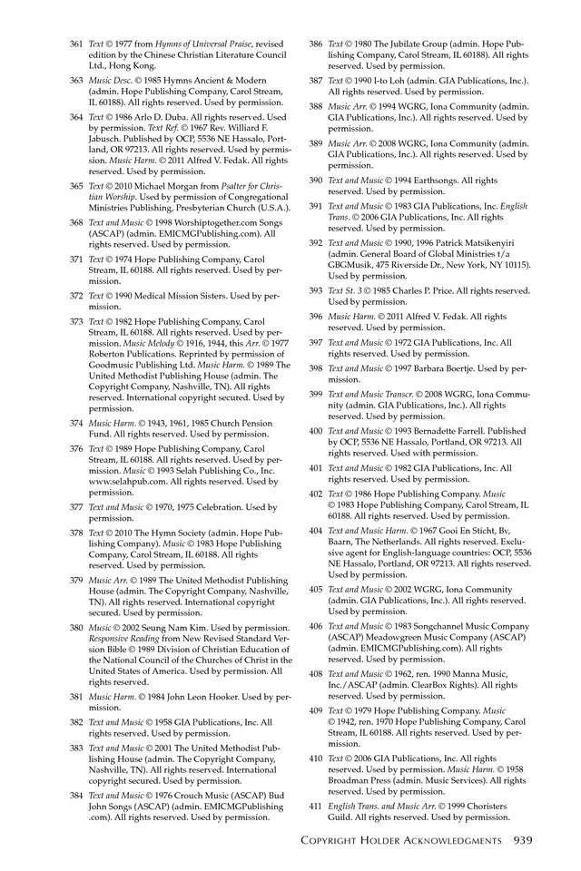Glory to God: the Presbyterian Hymnal page 1066