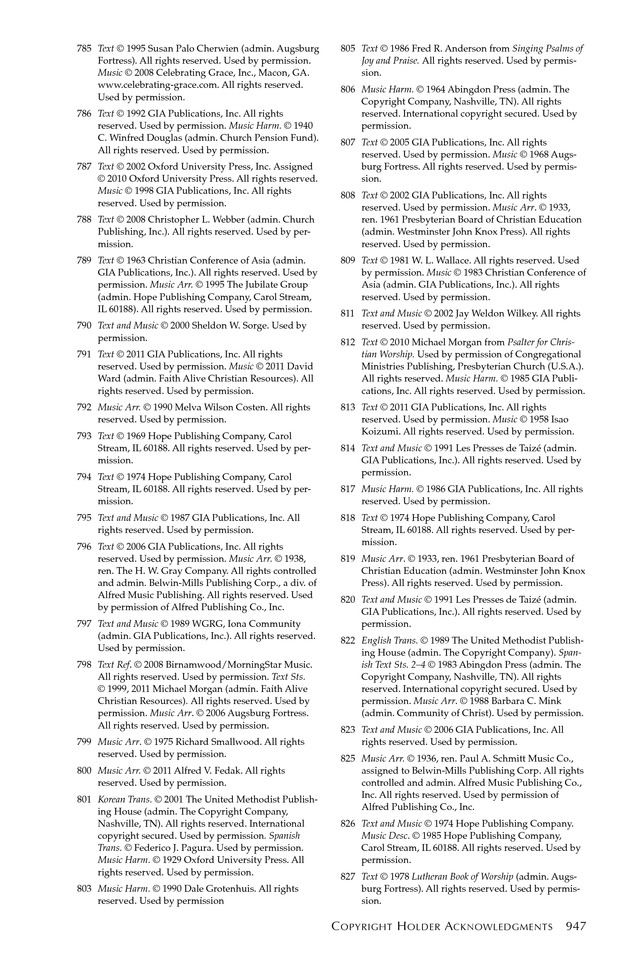 Glory to God: the Presbyterian Hymnal page 1074