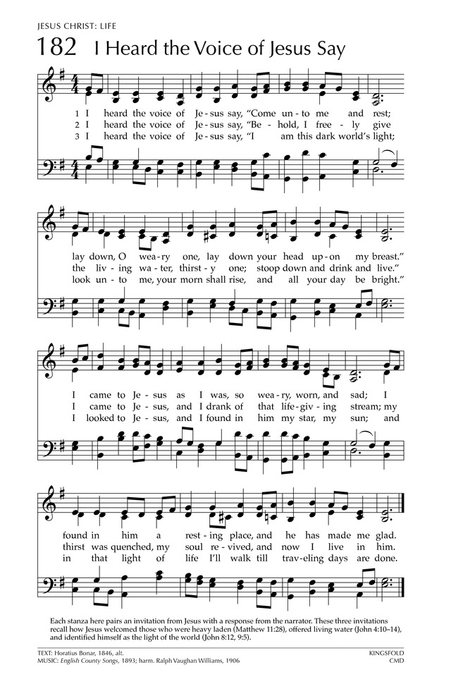 Glory to God: the Presbyterian Hymnal page 262