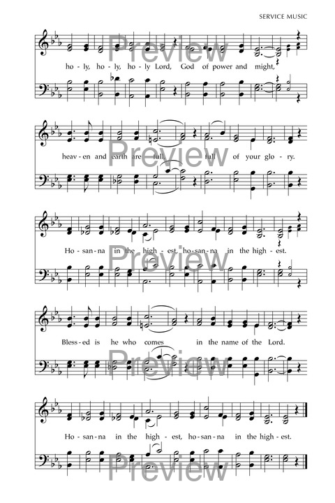 Glory to God: the Presbyterian Hymnal page 713