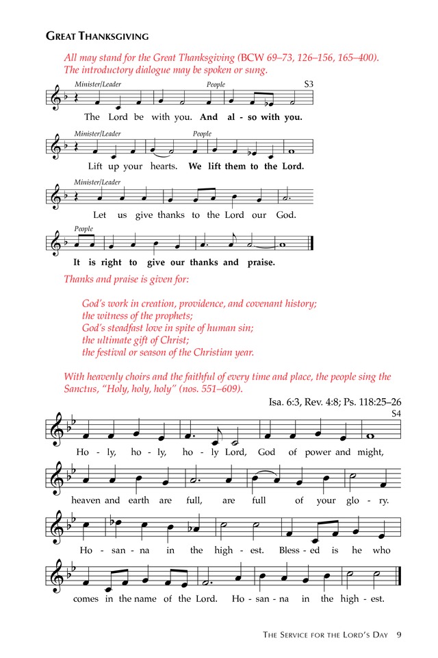 Glory to God: the Presbyterian Hymnal page 9