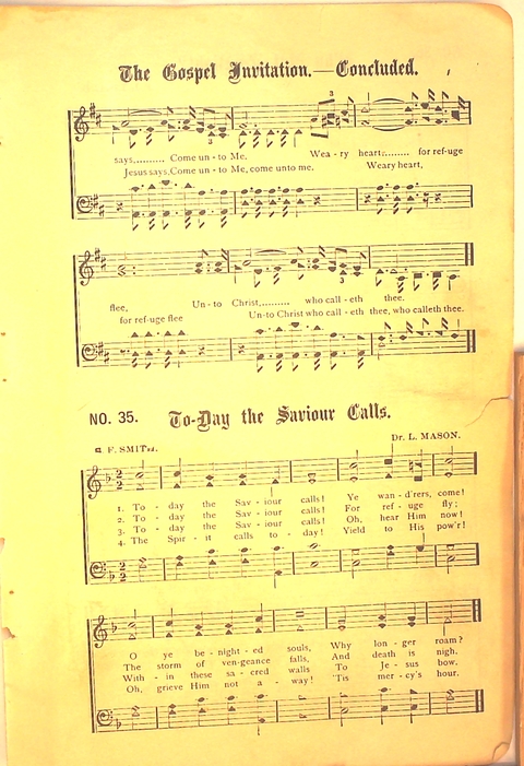 Glad Hosannas: a winnowed collection of new and old songs for Christian work and worship page 41