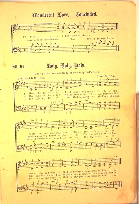 Glad Hosannas: a winnowed collection of new and old songs for Christian work and worship page 57