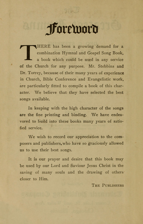 The Greatest Hymns page v