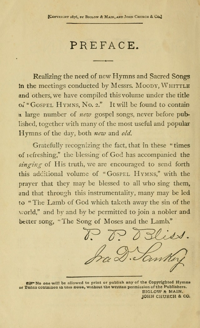 Gospel Hymns No. 2: as used by them in gospel meetings page 2