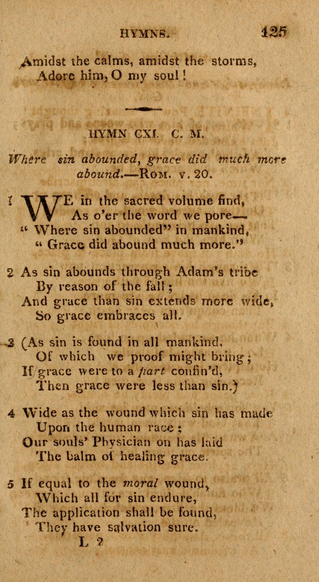 The Gospel Hymn Book: being a selection of hymns, composed by different authors designed for the use of the church universal and adapted to public and private devotion page 127