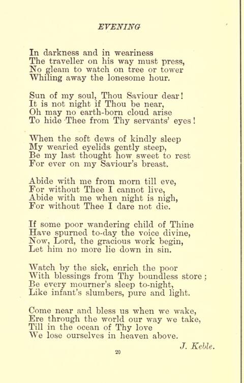 The Golden Hymn Book page 20