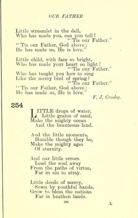 The Golden Hymn Book page 289