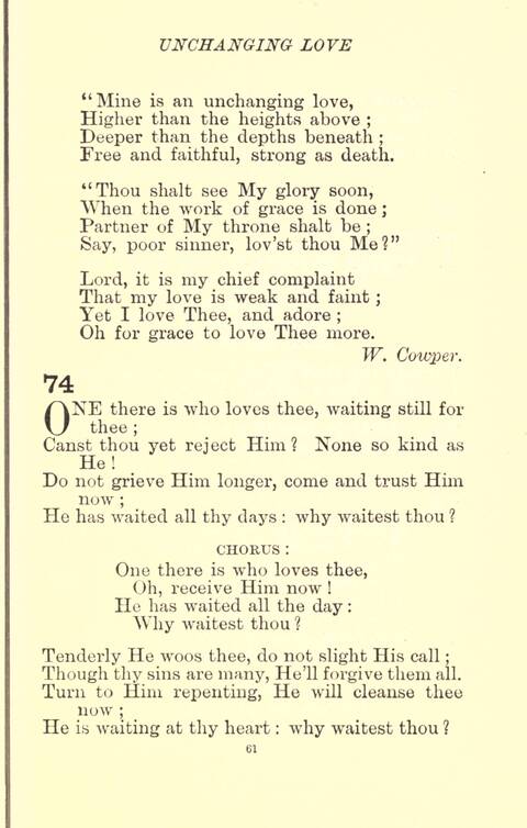 The Golden Hymn Book page 61