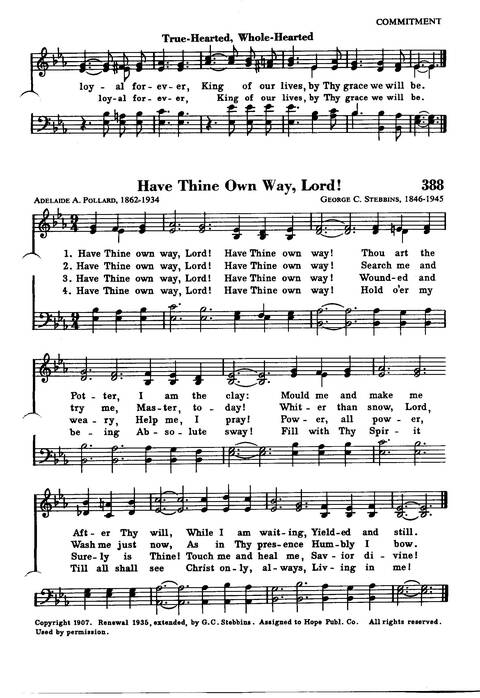 Great Hymns of the Faith page 334