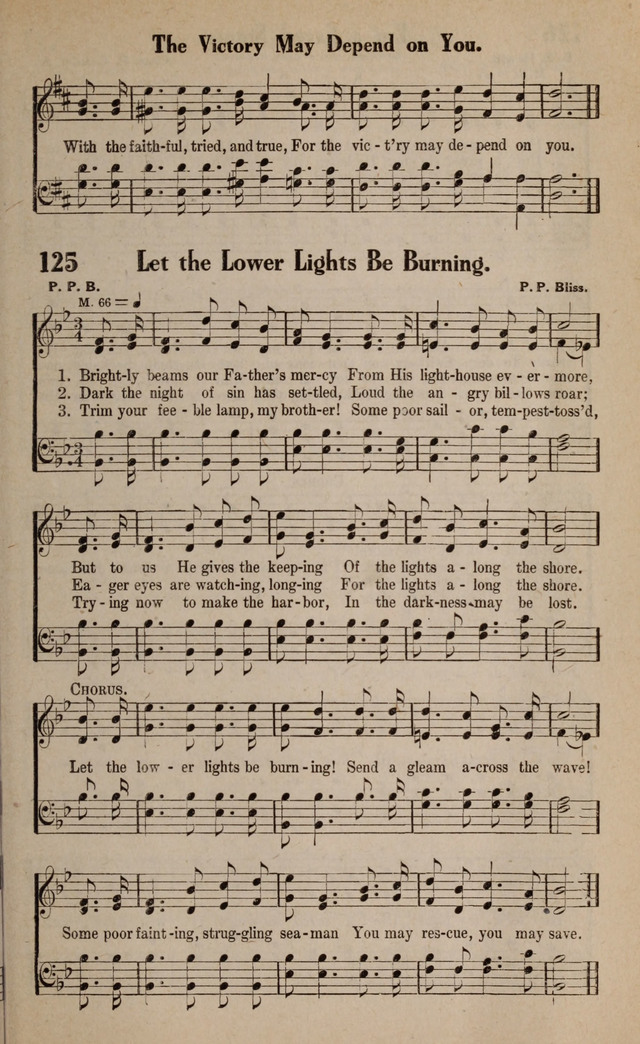 Gospel Hymns and Songs: for the Church, Sunday School and Evangelistic Services page 125