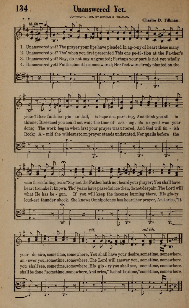 Gospel Hymns and Songs: for the Church, Sunday School and Evangelistic Services page 134