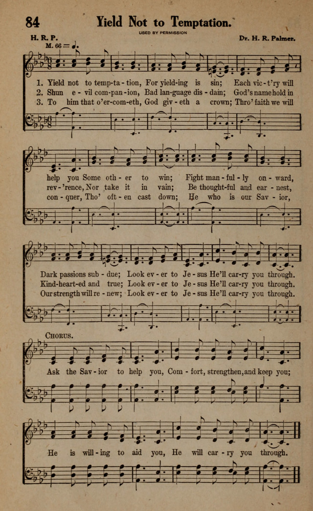 Gospel Hymns and Songs: for the Church, Sunday School and Evangelistic Services page 84