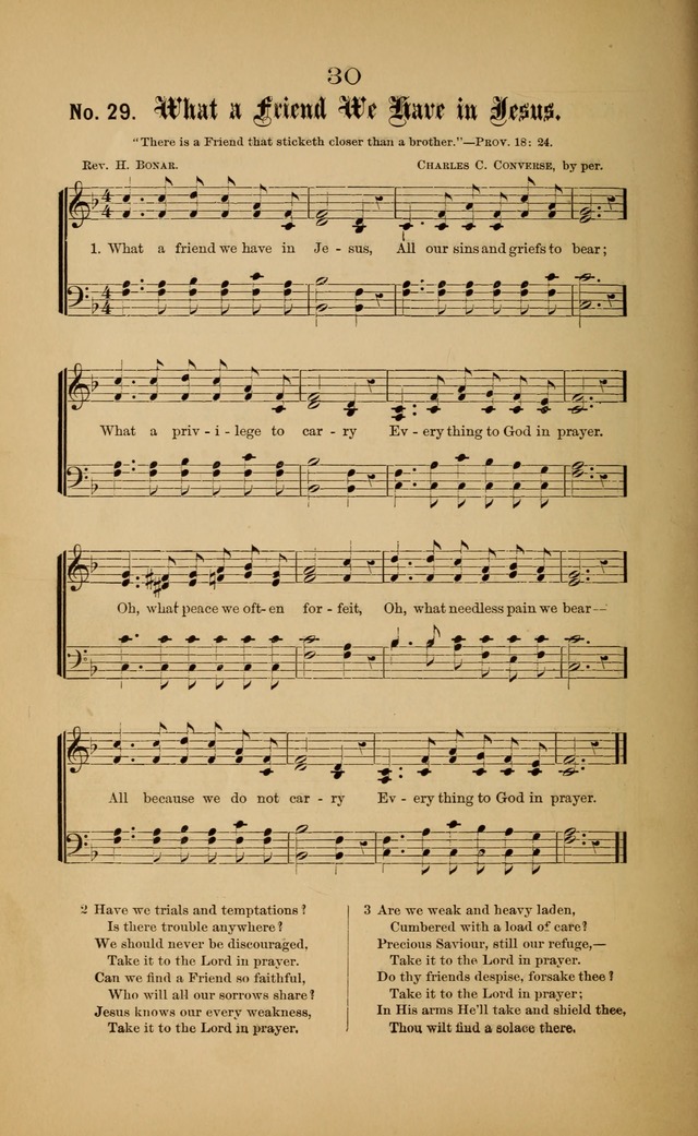 Gospel Hymns and Sacred Songs: as used by them in gospel meetings page 30