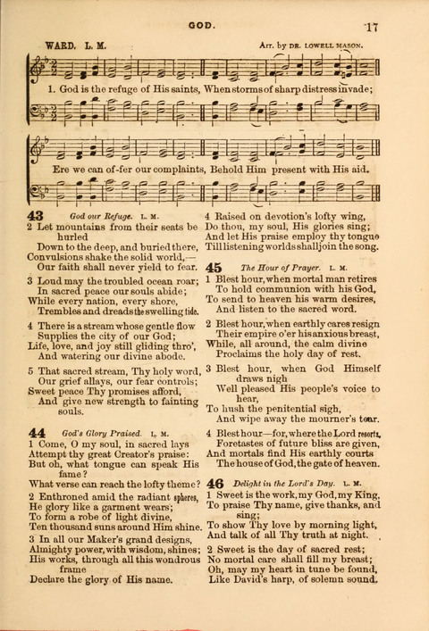 Gospel Hymn and Tune Book: a choice collection of Hymns and Music, old and new, for use in Prayer Meetings, Family Circles, and Church Service page 15