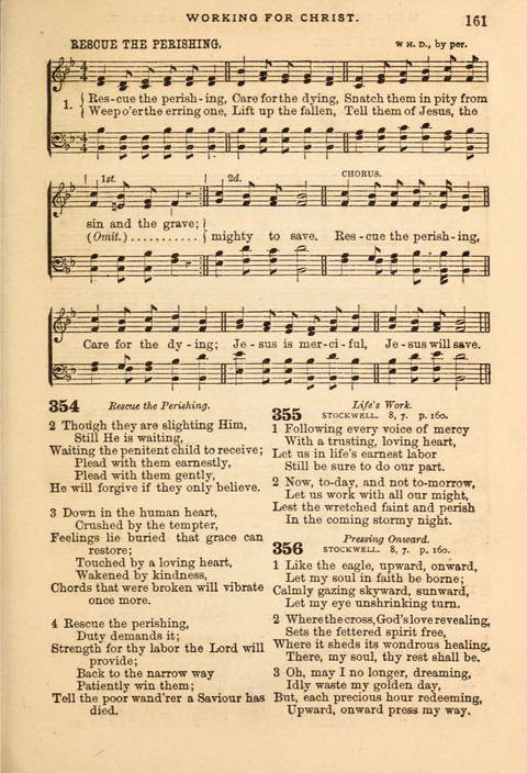 Gospel Hymn and Tune Book: a choice collection of Hymns and Music, old and new, for use in Prayer Meetings, Family Circles, and Church Service page 159