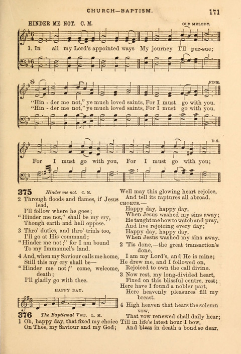 Gospel Hymn and Tune Book: a choice collection of Hymns and Music, old and new, for use in Prayer Meetings, Family Circles, and Church Service page 169