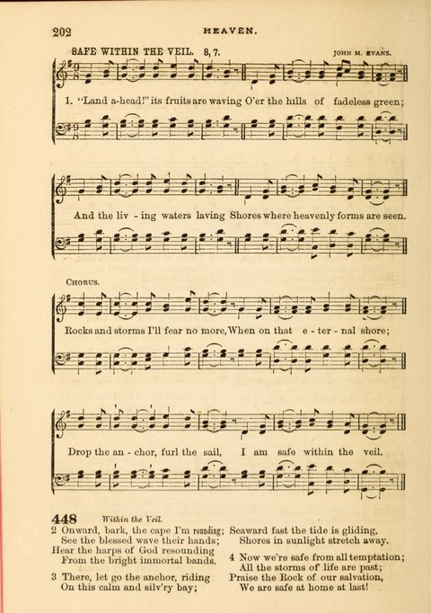 Gospel Hymn and Tune Book: a choice collection of Hymns and Music, old and new, for use in Prayer Meetings, Family Circles, and Church Service page 200