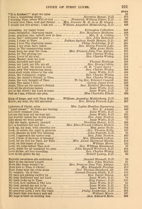 Gospel Hymn and Tune Book: a choice collection of Hymns and Music, old and new, for use in Prayer Meetings, Family Circles, and Church Service page 219