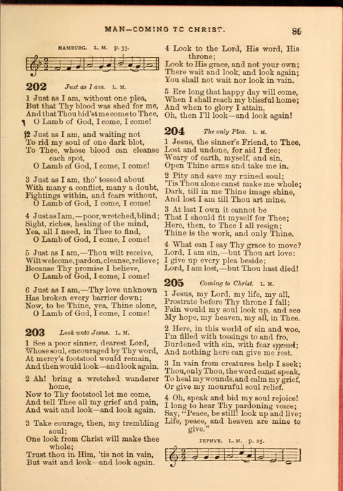 Gospel Hymn and Tune Book: a choice collection of Hymns and Music, old and new, for use in Prayer Meetings, Family Circles, and Church Service page 83
