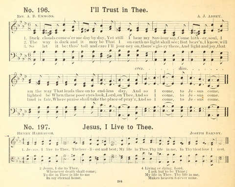 Gathered Jewels No. 2: a collection of Sunday school hymns and tunes by our best composers especially adapted to the international sunday school lessons page 184