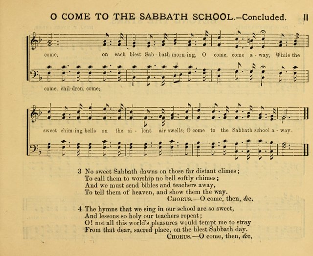 Golden Leaves: a collection of choice hymns and tunes adapted to Sabbath-schools, social meetings, Bible classes, &c. page 11