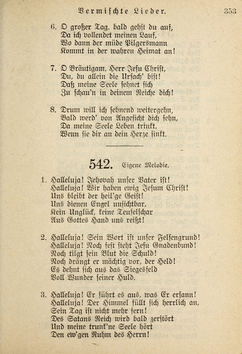 Gemeinschafts-Lieder. 7th ed. page 353