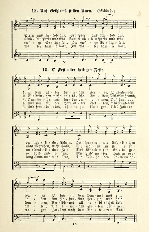 Glockenklänge: eine Liedersammlung für Sonntagschulen und Jugendvereine page 13