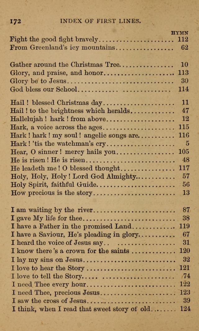Gathered Leaves of Sunday School Song page 179