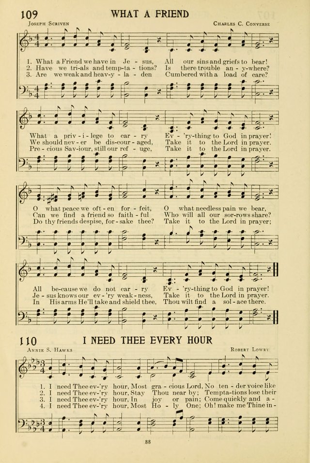 Gospel Melodies and Evangelistic Hymns page 88